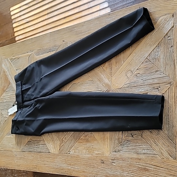 New LEON MAX STUDIO cropped ankle dress pants 0 pants - Picture 4 of 4